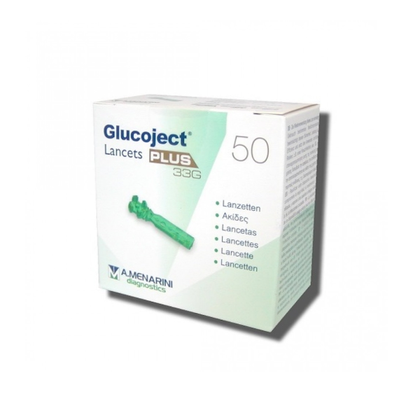 Menarini Glucoject Lancets 33G Βελόνες Μέτρησης Ζαχάρου, 50 Τεμάχια