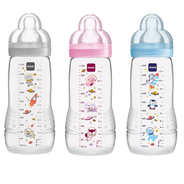 Mam Easy Active Baby Bottle Μπιμπερό Σιλικόνης για Bρέφη 4+ μηνών, 330ml