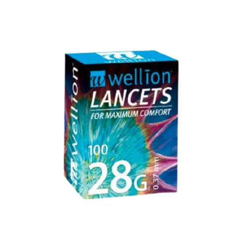 Wellion Lancets 28G (0,37mm) Σκαρφιστήρες Μέτρησης Σακχάρου, 100 Τεμάχια