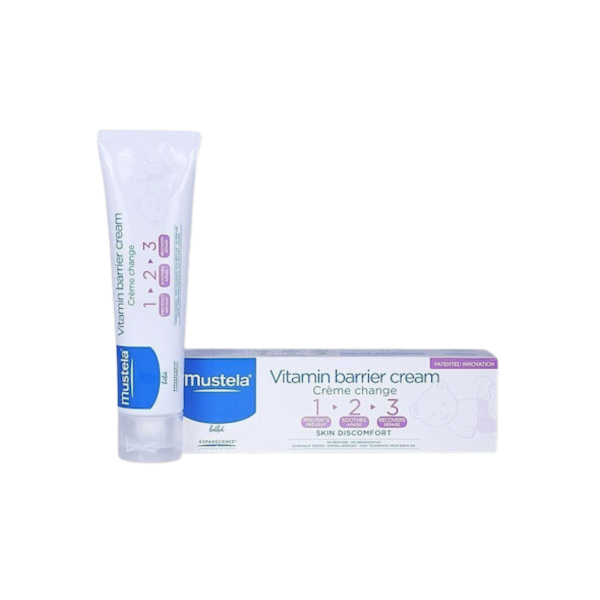 Mustela Bebe Vitamin Barrier Cream 1 2 3 Κρέμα Αλλαγής Πάνας 100ml