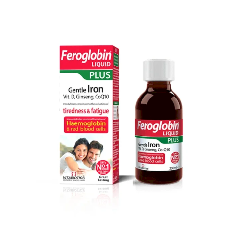 Vitabiotics Feroglobin Υγρό Πόσιμο με Γεύση Μέλι-Πορτοκάλι, 200ml