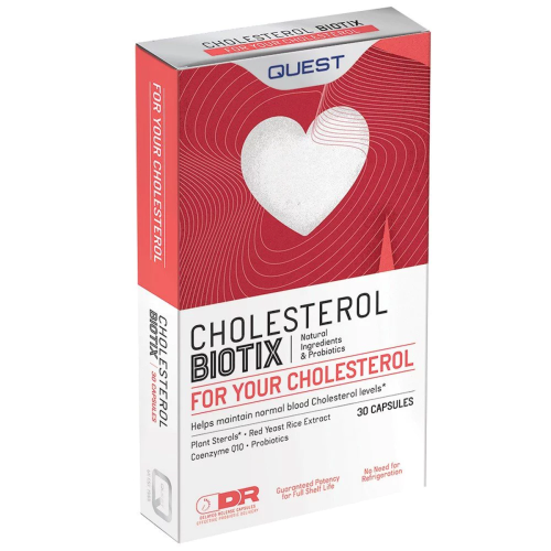 Quest Cholesterol Biotix Συμπλήρωμα για Χοληστερόλη, 30Κάψουλες