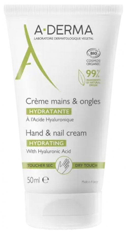 A-Derma Hydrating Hand & Nail Cream, 50ml
