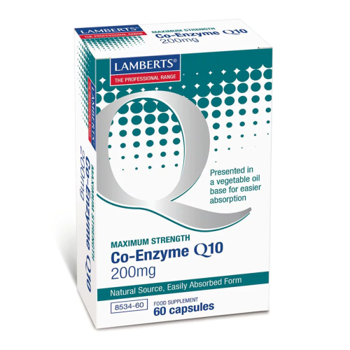 Lamberts Co-Enzyme Q10 200mg, 60Κάψουλες