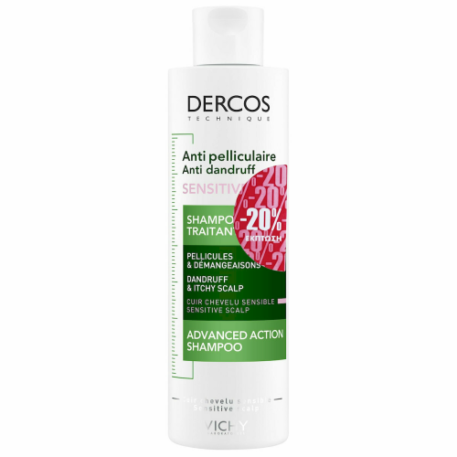Vichy Dercos Anti Dandruff Sensitive Shampoo, 200ml