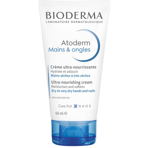 Bioderma Atoderm Ultra-Nourishing Hands & Nails Cream, 50ml