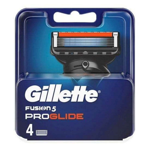 Gillette Fusion5 Proglide Ανταλλακτικές Κεφαλές, 4τεμάχια