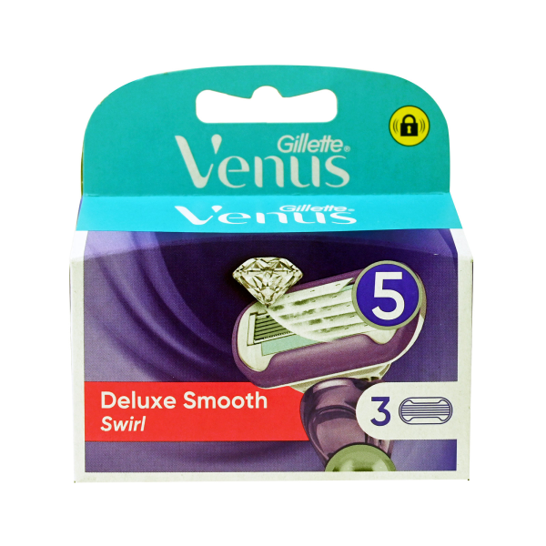 Gillette Venus Delux Smooth Swirl Ανταλλακτικές κεφαλές 3τμχ