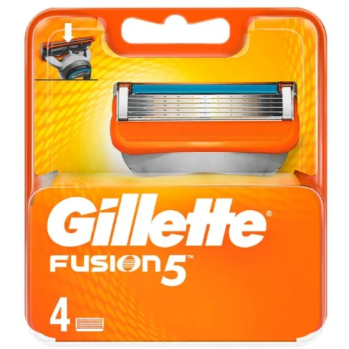 Gillette Fusion 5 Ανταλλακτικά Ξυριστικής Μηχανής 4Τεμάχια