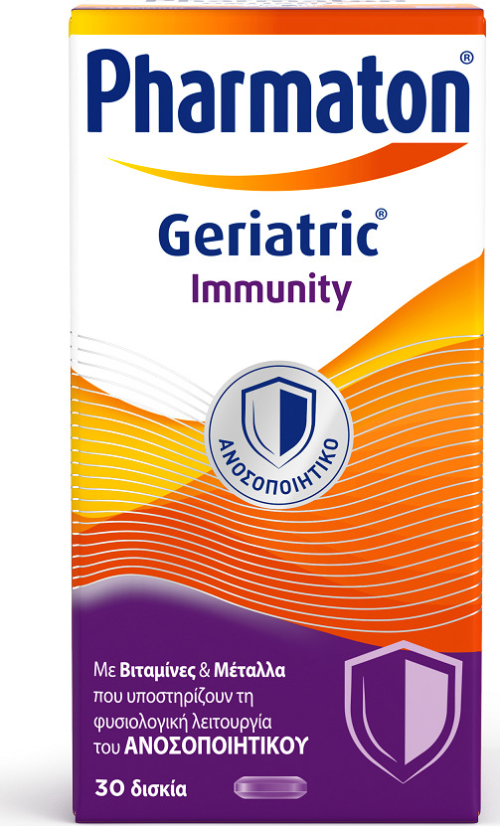 Pharmaton Geriatric Immunity Πολυβιταμινούχο Συμπλήρωμα, 30Δισκία