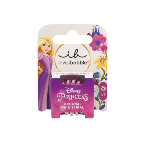 Invisibobble Disney Princess Original Hair Spiral Rapunzel Λαστιχάκια Μαλλιών, 3τεμ