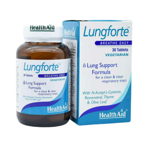 Health Aid Lungforte, 30 tabs