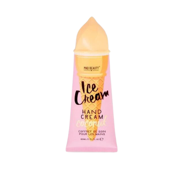 Mad Beauty Ice Cream Hand Cream Ενυδατική Κρέμα Χεριών 80ml (Καρύδα)