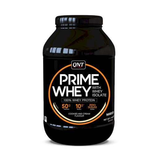 QNT Prime Whey 100% Whey Isolate & Concentrate Blend Cookies & Cream,908gr