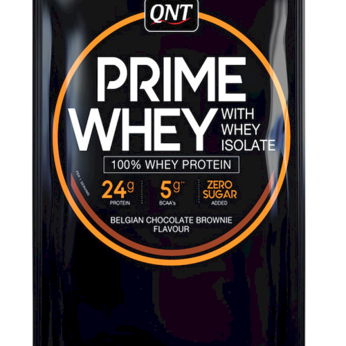 QNT Prime Whey 100% Whey Isolate & Concentrate Blend Belgian Chocolate Brownie,30gr
