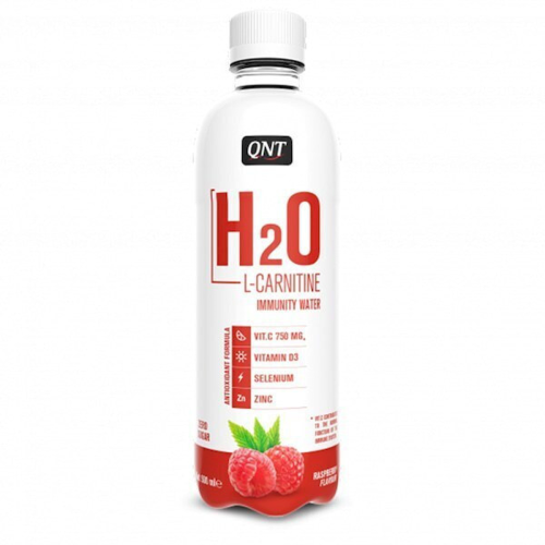 QNT L-Carnitine Immunity Water H20 Raspberry Zero Sugar,500ml