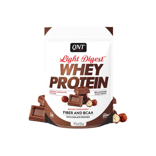 QNT Light Digest Whey Protein Hazelnut Chocolate, 500g