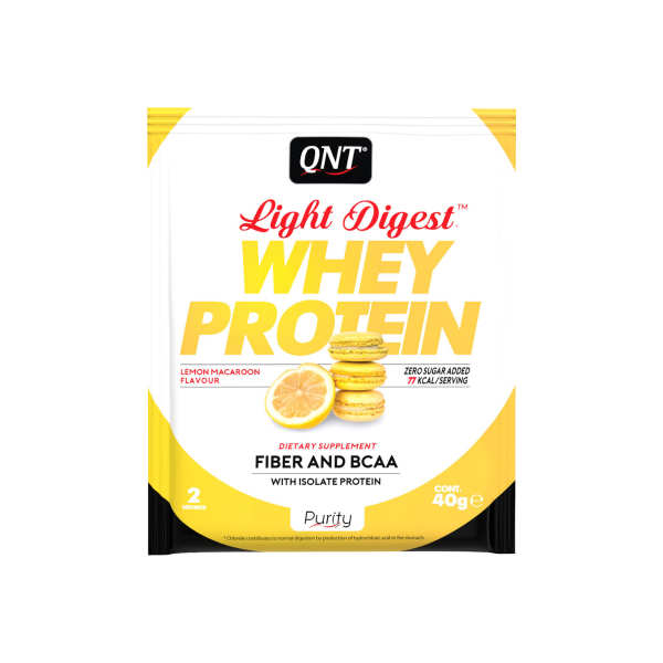 QNT Light Digest Whey Protein Lemon Macaroon, 40g