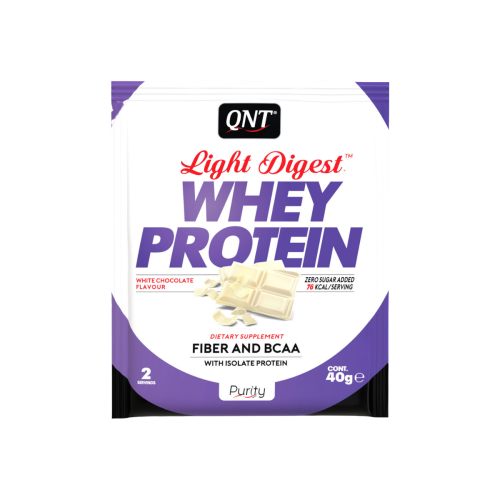 QNT Light Digest Whey Protein White Chocolate, 40g