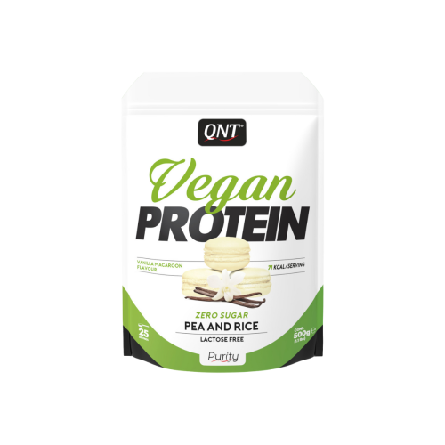 QNT Vegan Protein Vanilla Macaroon, 500g