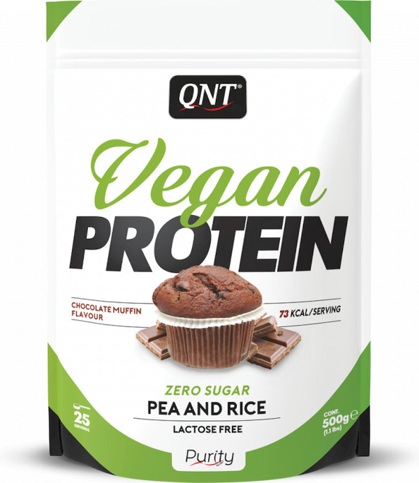 QNT Vegan Protein Chocolate Muffin,500gr