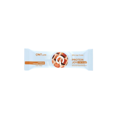 QNT Protein Joy Caramel Cookie Μπάρα με 36% Πρωτεΐνη 60g