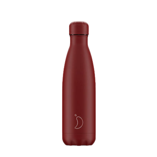 Chilly's Monochrome Μπουκάλι Θερμός All Matte Red 500ml