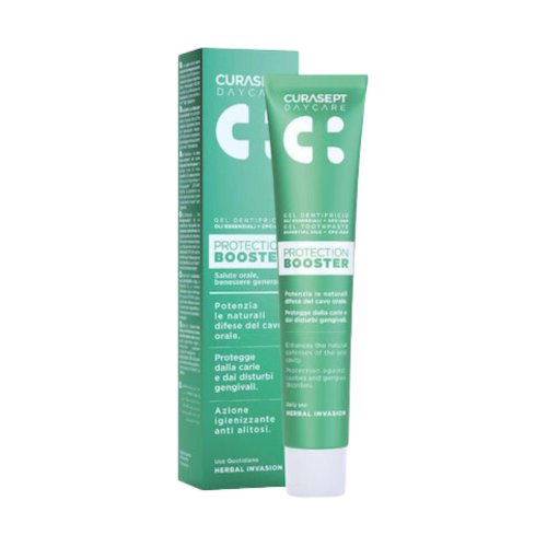 Curaprox Curasept Daycare Protection Booster Οδοντόκρεμα για Ουλίτιδα & Πλάκα Herbal Invasion 75ml