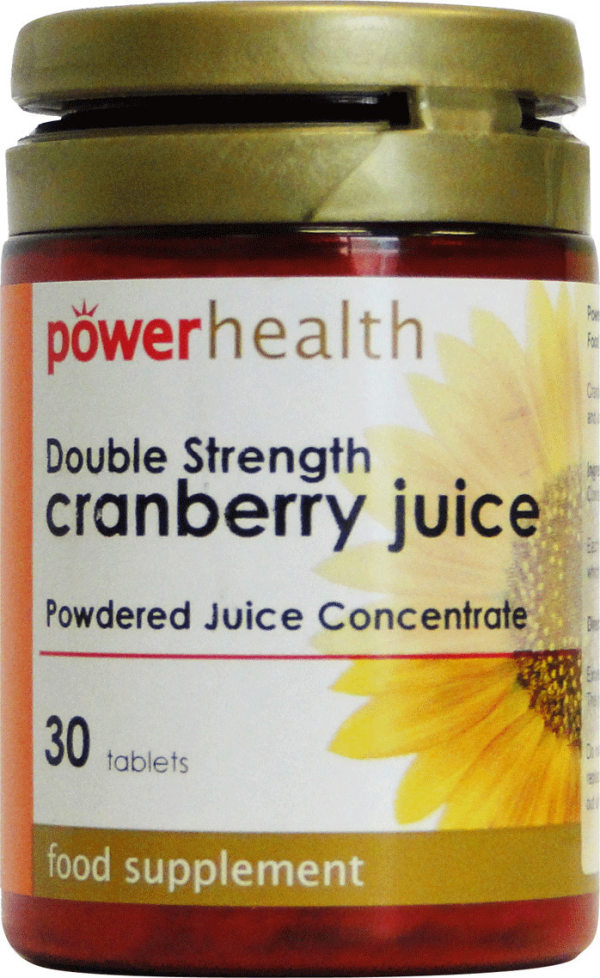 Power Health Cranberry Juice Συμπλήρωμα Διατροφής, 30Ταμπλέτες