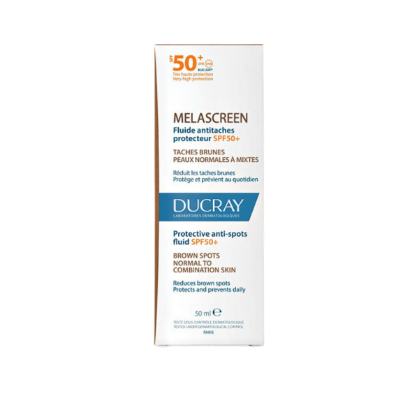 Ducray Melascreen Fluid Αντηλιακή Κρέμα για Κανονικό /Μικτό Δέρμα SPF50+ 50ml