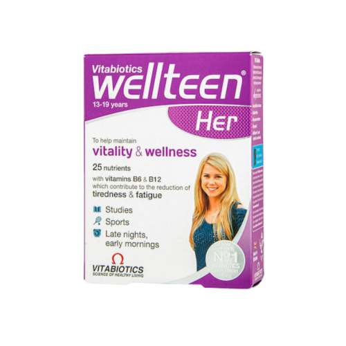 Vitabiotics Wellteen Her Ενέργεια & Ανοσοποιητικό 30 ταμπλέτες