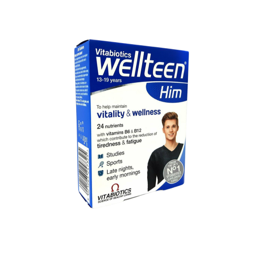 Vitabiotics Wellteen Him Βιταμίνη για Ενέργεια 30 ταμπλέτες
