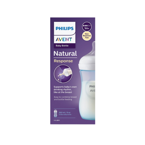 Philips Avent Natural Response Πλαστικό Μπιμπερό 1m+ 260ml