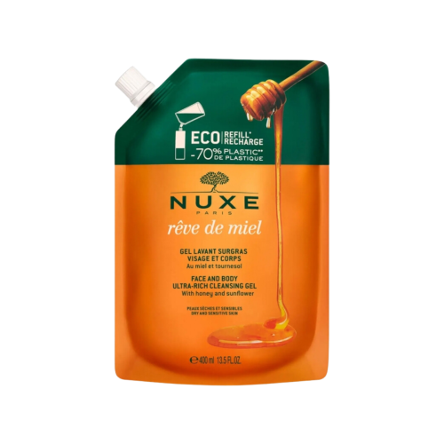 Nuxe Reve De Miel Gel Καθαρισμού για Πρόσωπο & Σώμα 400ml