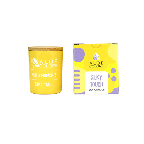 Aloe Colors Silky Touch Αρωματικό Κερί Σόγιας 150g
