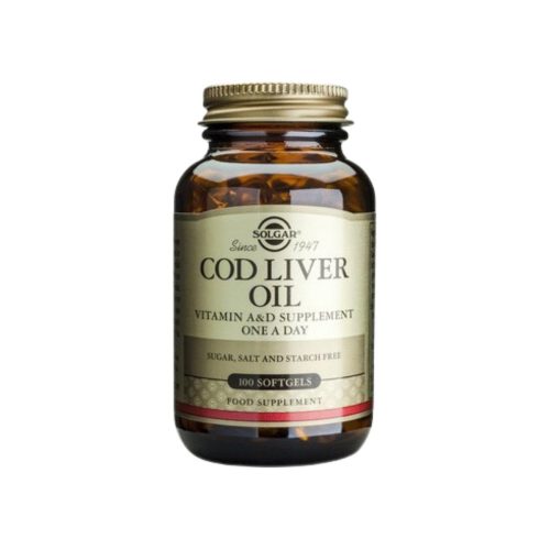 Solgar Cod Liver Oil Μουρουνέλαιο 100 μαλακές κάψουλες
