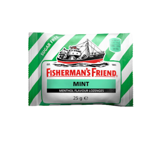 Fisherman's Friend Mint Καραμέλες χωρίς Ζάχαρη για τον Ερεθισμένο Λαιμό 25gr