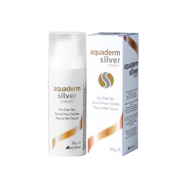 Medimar Aquaderm Silver 24ωρη Κρέμα Προσώπου για Λεύκανση 50g