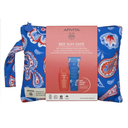 Apvita Promo Bee Sun Safe Dry Touch Κρέμα Προσώπου SPF50 50ml & After Sun 100ml