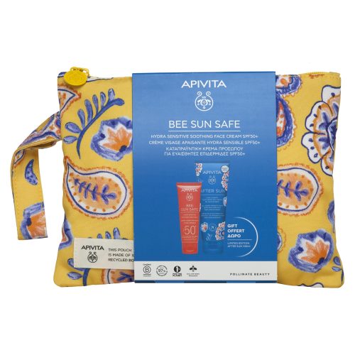 Apvita Promo Bee Sun Safe Κρέμα Προσώπου Για Ευαίσθητο Δέρμα SPF50+ 50ml & After Sun 100ml