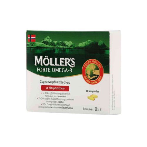 Moller's Μουρουνέλαιο και Ιχθυέλαιο 30 κάψουλες