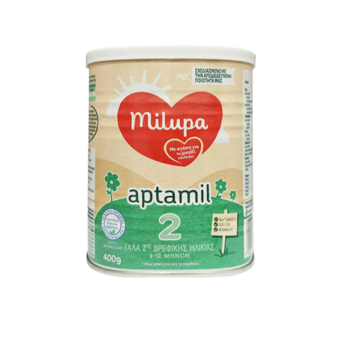 Milupa Γάλα σε Σκόνη Aptamil 2 6m+ 400gr