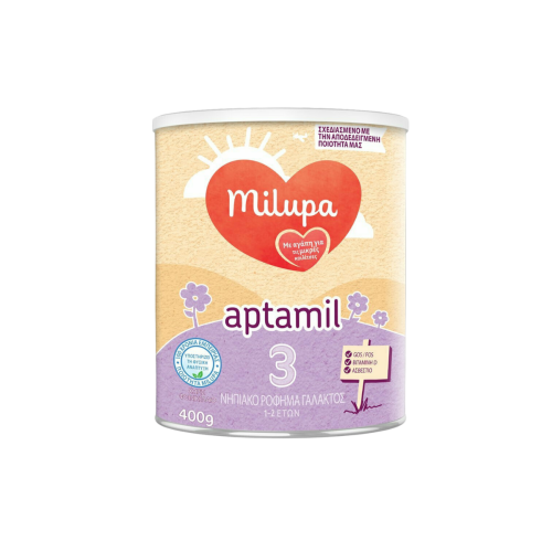 Milupa Aptamil 3 Γάλα σε Σκόνη 1-2 Ετών 400g