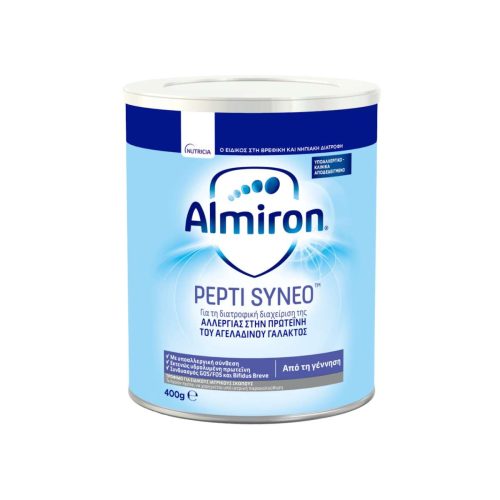 Nutricia Almiron Pepti Syneo Γάλα σε Σκόνη Για Αλλεργίες 0m+ 400g