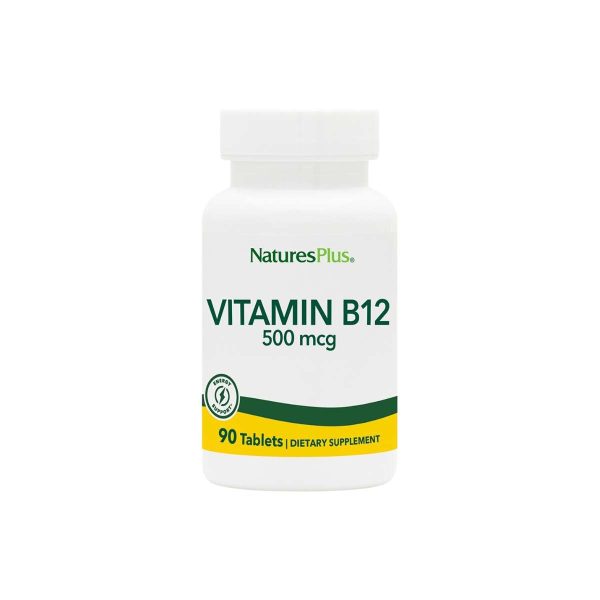 Natures Plus Vitamin B12 500mcg 90 ταμπλέτες