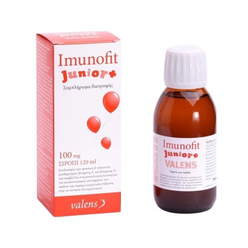 Imunofit Junior 100mg Πράσινο Μήλο 120ml