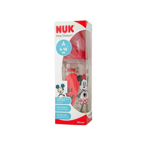 Nuk First Choice+ Minnie Πλαστικό Μπιμπερό 6-18m 300ml