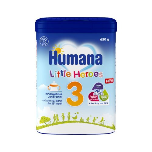 Humana Optimum 3 Little Heroes Γάλα σε Σκόνη 12m+ 650g