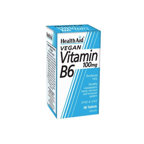 Health Aid Vitamin B6 (Pyridoxine Hcl) 100mg 90 ταμπλέτες