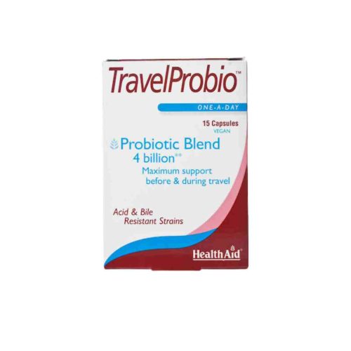 Health Aid TravelProbio με Προβιοτικά και Πρεβιοτικά 15 κάψουλες